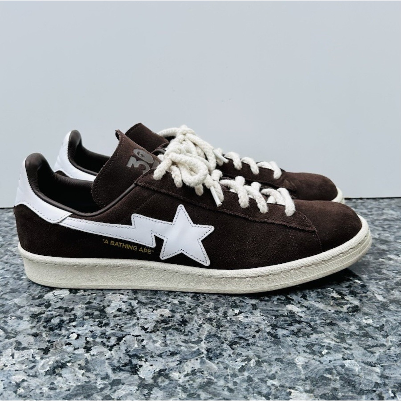 Adidas Bape X Campus 80s 30th Anniversary Brown Men’s Size 13 (Used)